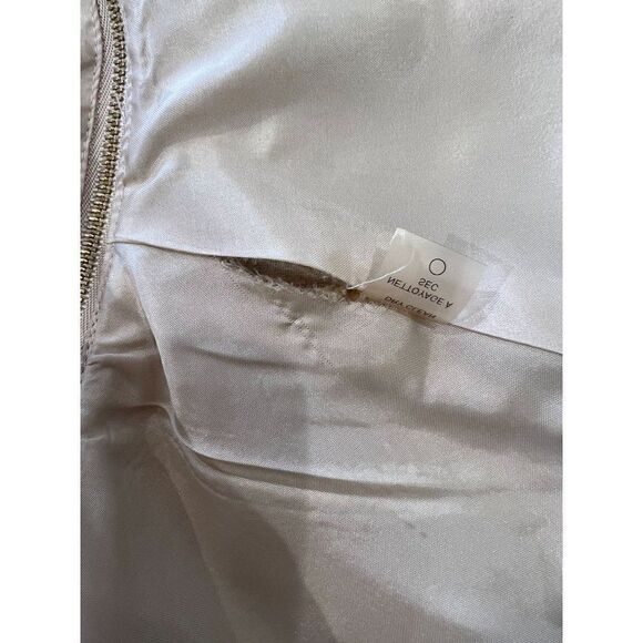 Magashoni Tweed Convertible Jacket in Beige Size 14 - Picture 9 of 9